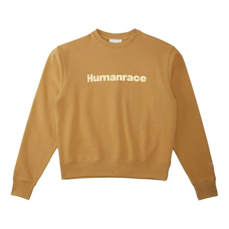 adidas x Pharrell Humanrace Logo Sweatshirt 'Tan' HI5542