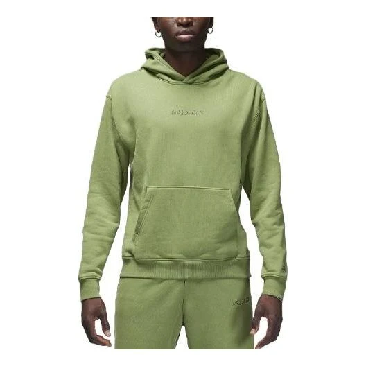 Air Jordan Wordmark Fleece Hoodie 'Sky J Light Olive' FJ1966-340