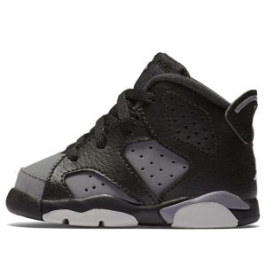 (TD) Air Jordan 6 Retro 'Black Grey' 384667-010