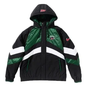 Supreme x Nike Hooded Sport Jacket 'Black Green White' SUP-SS19-10138