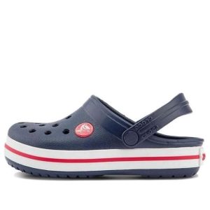 (TD) Crocs Crocband Clogs 'Navy White' 207005-485