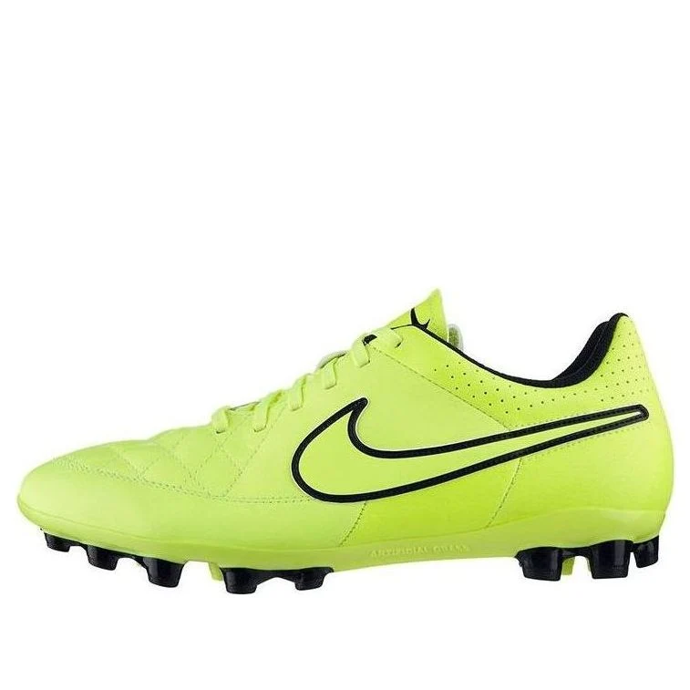 Nike Tiempo Genio Leather AG 'Yellow Black' 631285-770