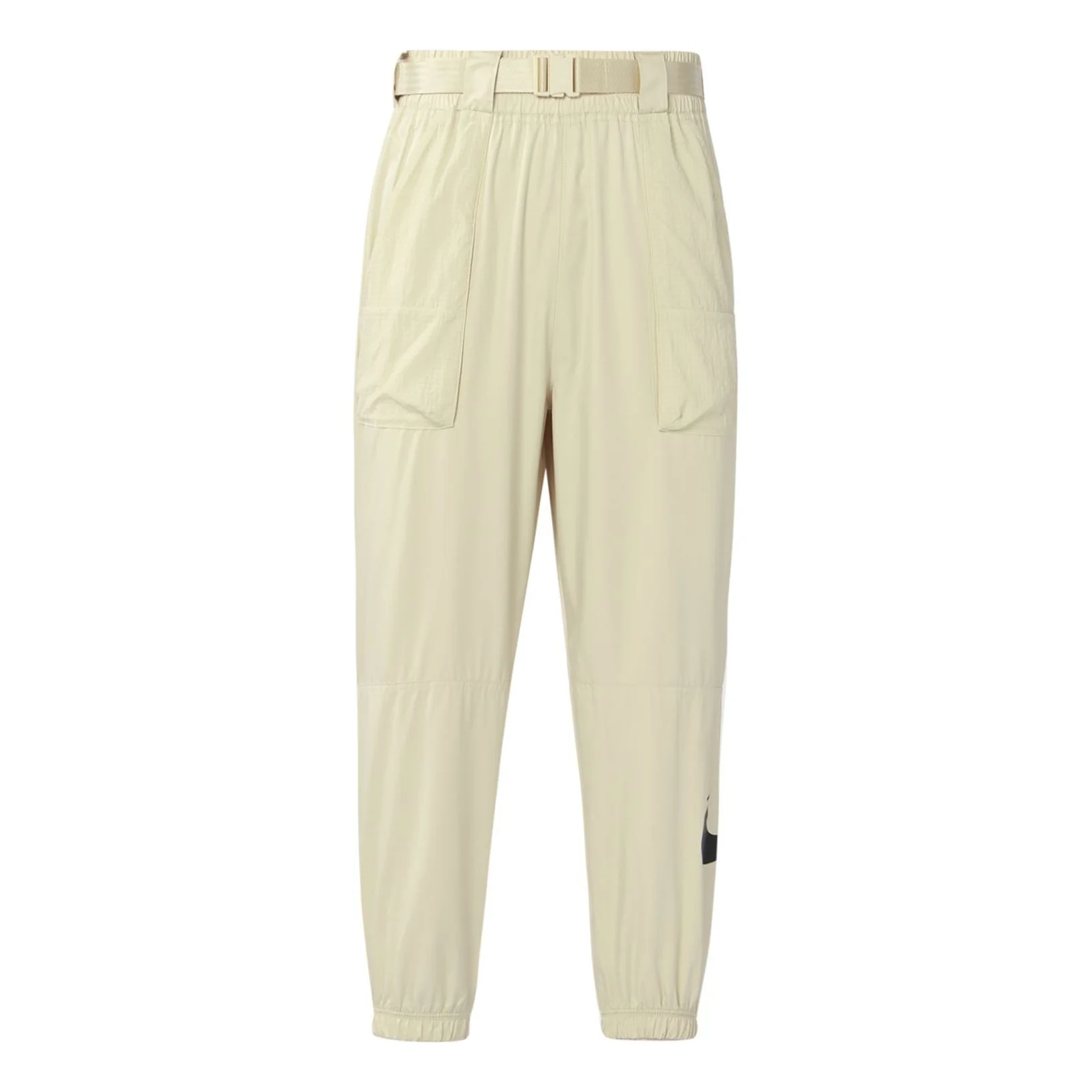 (WMNS) Nike Sportswear Swoosh Woven Bundle Feet Sports Long Pants Gray CJ3777-238