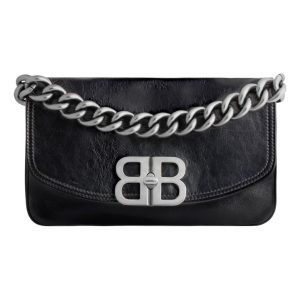 (WMNS) Balenciaga Bb Soft Small Flap Bag 'Black' 7485982AAIY1000