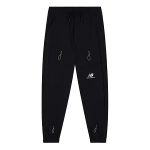 New Balance Casual Sweatpants Asia Sizing 'Black' AMP13380-BK