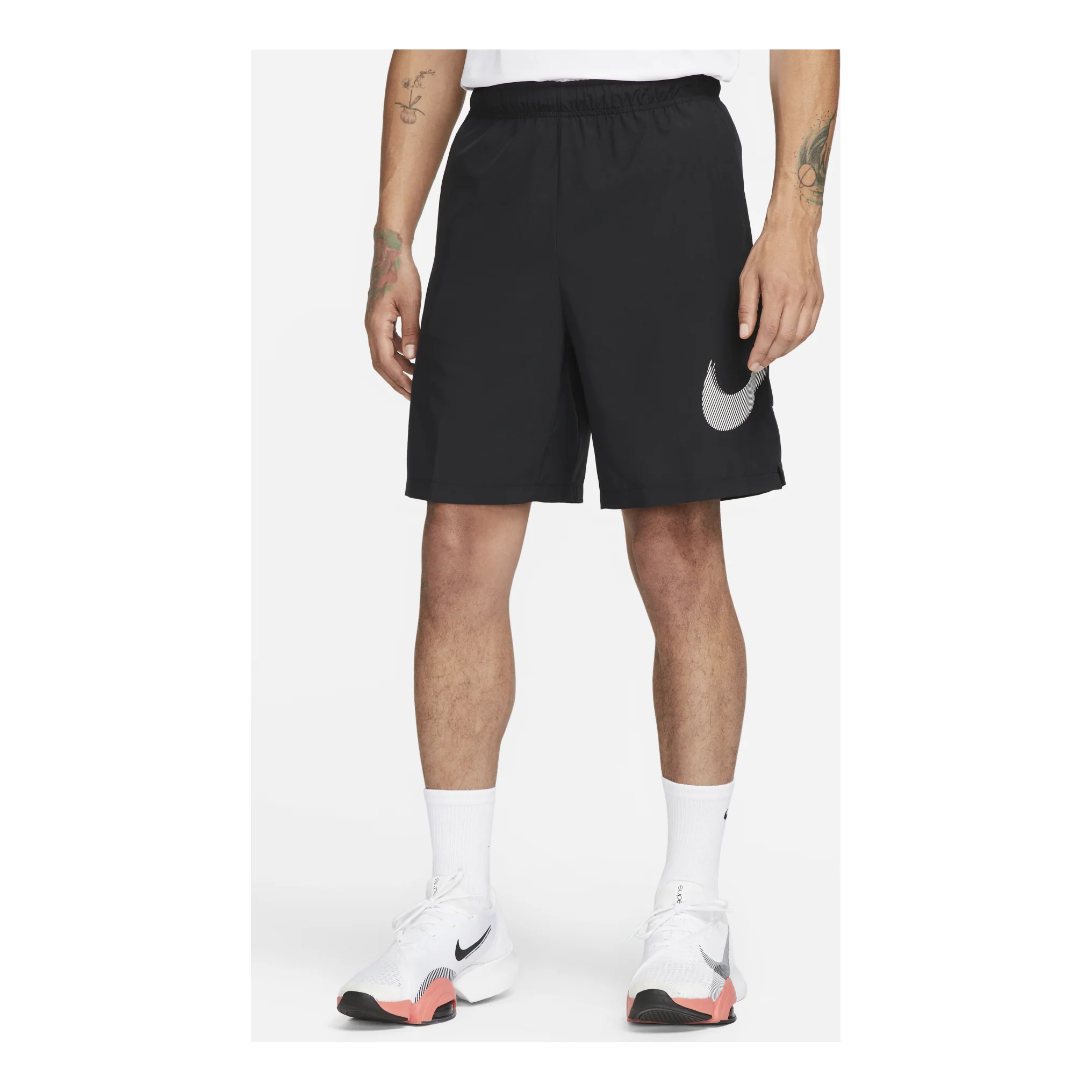 Men's Nike Logo Sports Quick Dry Breathable Shorts Black DQ4800-010