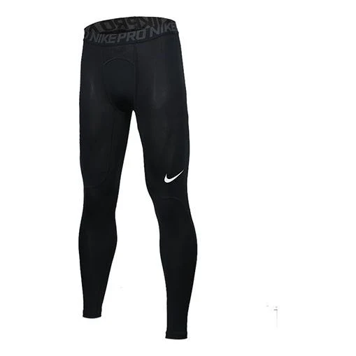 Nike Knit Tight Elastic Breathable gym pants Black 932451-010