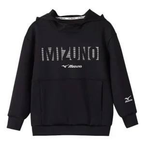 (GS) Mizuno Casual Hoodie 'Black' 32CA2A66