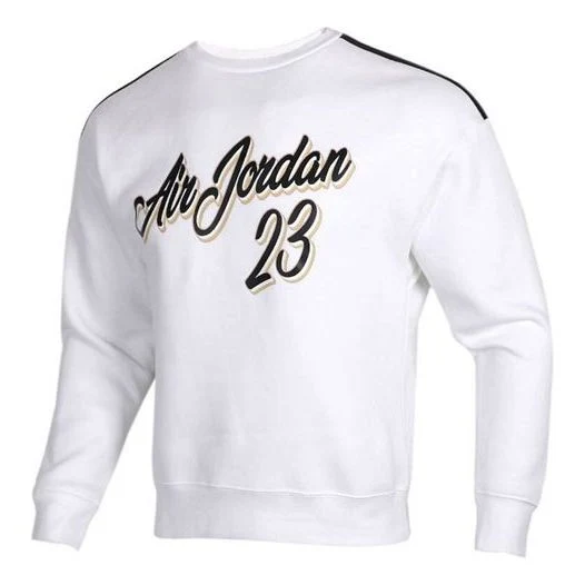 Air Jordan 23 Remastered Plush Pull-On Sweatshirt For Men White CT6283-100