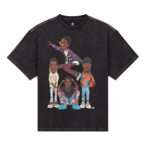 Converse Shai Gilgeous-Alexander Player T-Shirt Asia Sizing 'Black' 10024969-A01