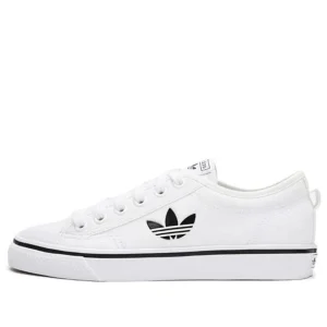 (WMNS) adidas Nizza Trefoil 'White Black' FX9270