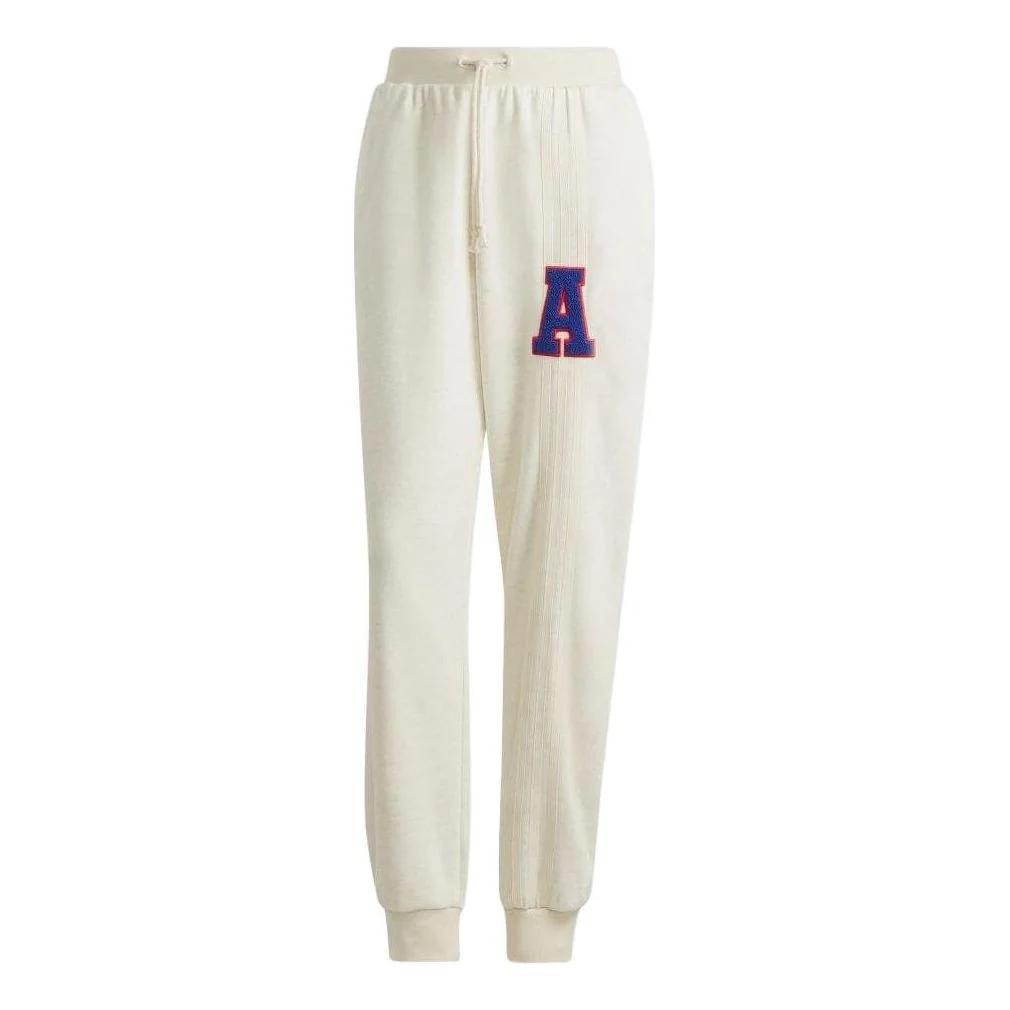 (WMNS) adidas Originals 3-Stripes Leg Sweatpants Asia Sizing 'Beige' IC5239