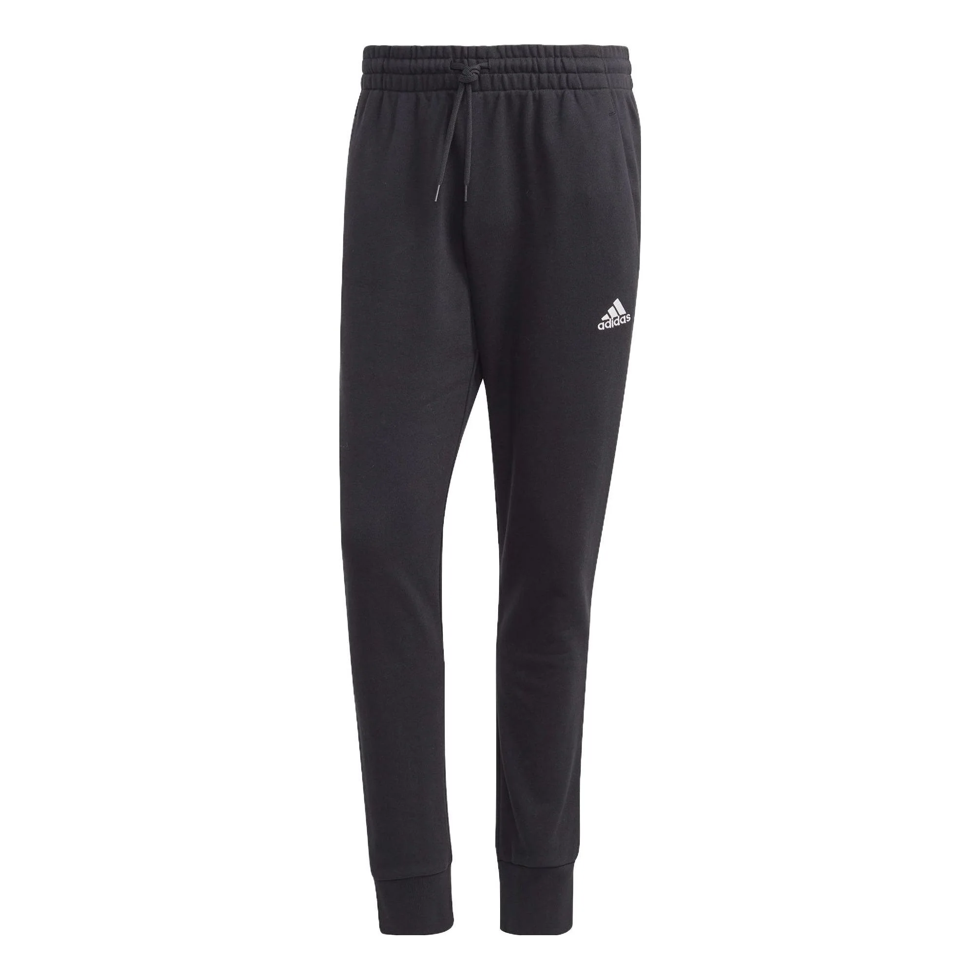 adidas Essentials French Terry Tapered Cuff Joggers 'Black' HA4347