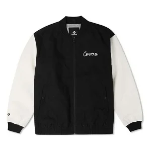 Converse Chain Stitch Woven Jacket Asia Sizing 'Black' 10025514-A03