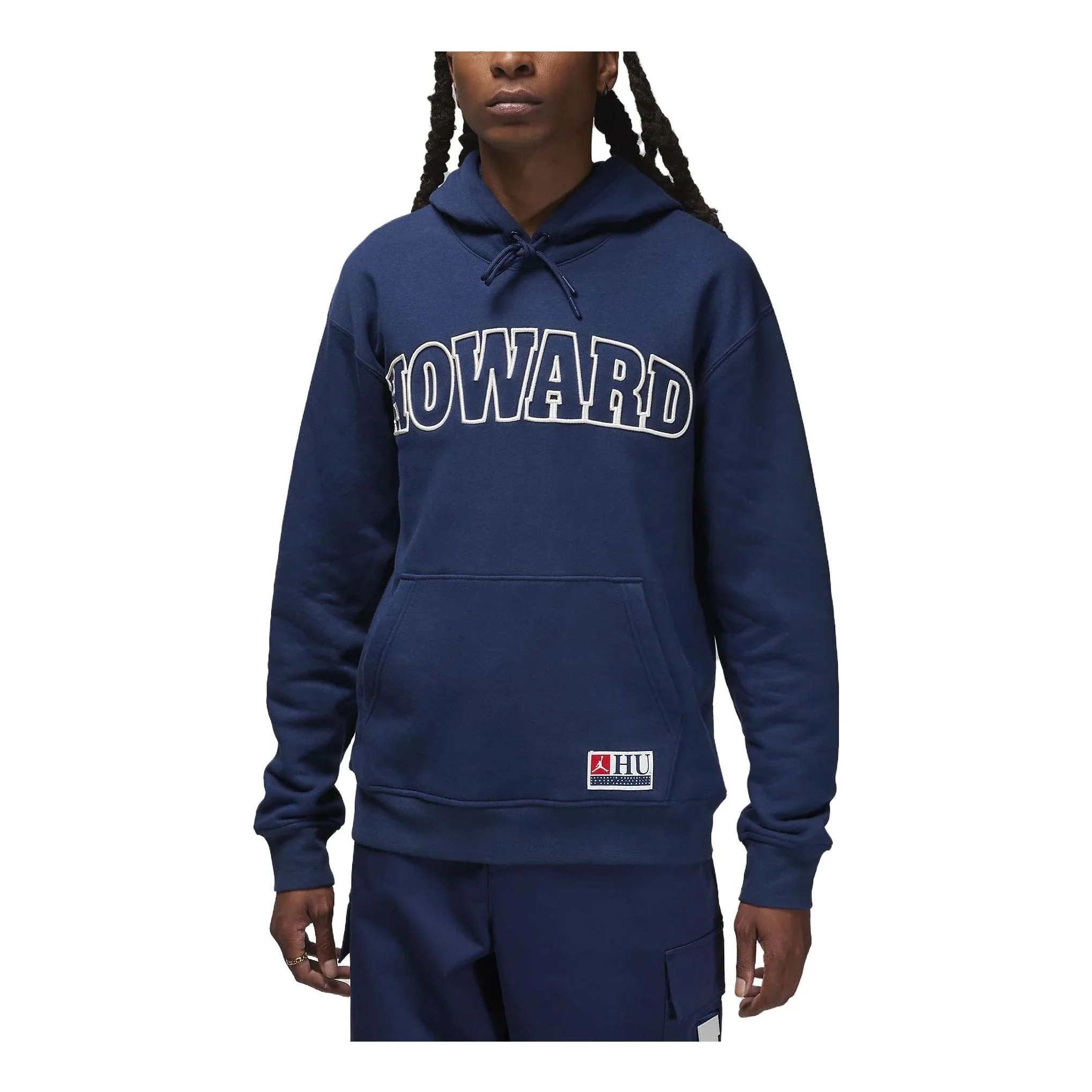 Air Jordan x Howard University Pullover Hoodie 'Navy' FJ9323-419