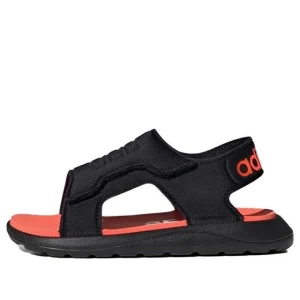 (PS) adidas Comfort Sandal J 'Black Solar Red' EG2232