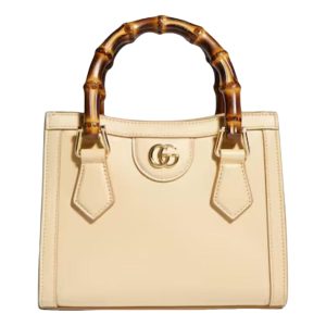 (WMNS) Gucci Diana Small Tote Bag 'Light Yellow' 832936-AAGUH-9342