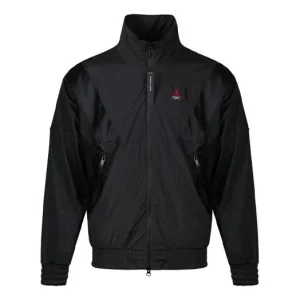 Air Jordan Sports Stand Collar Windproof Woven Jacket Black AO0556-010
