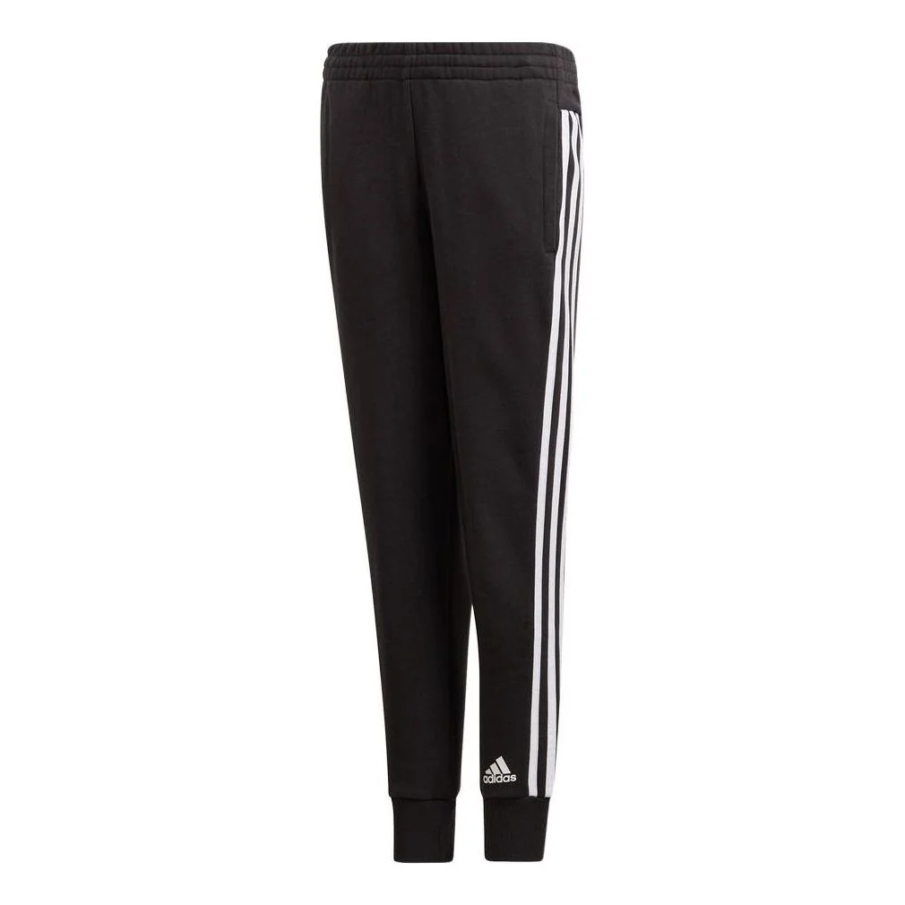 (WMNS) adidas Must Haves 3-Stripes Pants Asia Sizing 'Black White' DV0318