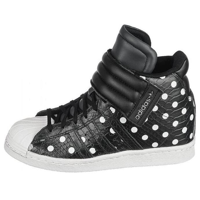 (WMNS) adidas originals Superstar Up Strap 'Black White' S81718
