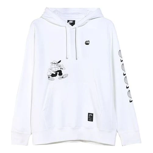 Nike Cartoon Printing Fleece Lined Sports White CK2992-100