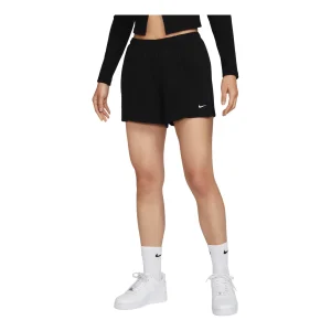 (WMNS) Nike Sportswear Chill Terry Mid-Rise 4" French Terry Shorts 'Black' HF6941-010