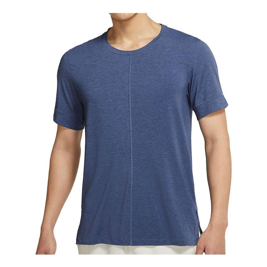 Nike AS M NK DF Top SS YOGA MIDNIGHT Navy BV4035-410