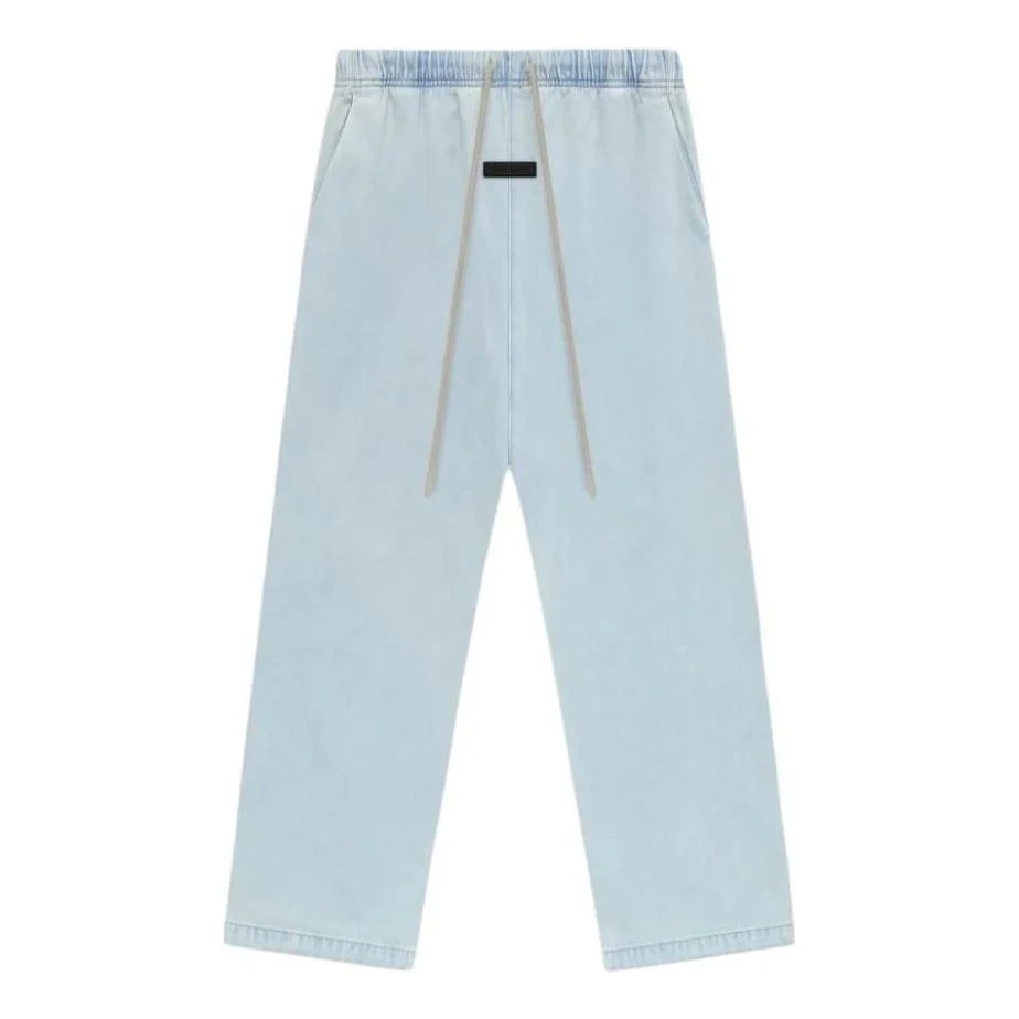 Fear of God Essentials SS24 Relaxed Pants 'Light Washed Denim' 130SP244380F