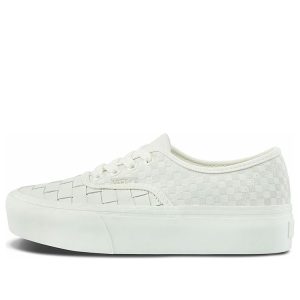 Vans Authentic Platform 'Woven - Blanc De Blanc' VN0A5KXA9GY