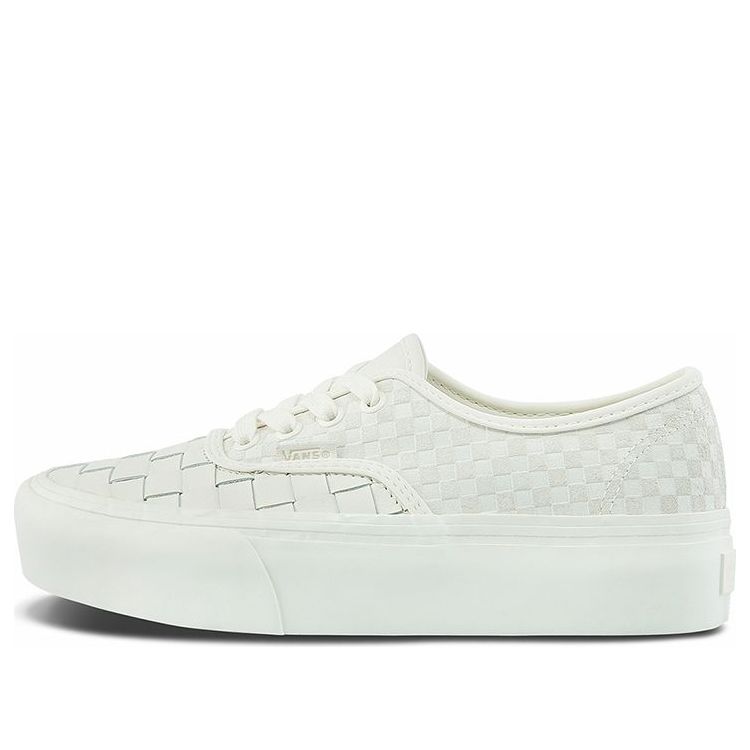 Vans Authentic Platform 'Woven - Blanc De Blanc' VN0A5KXA9GY