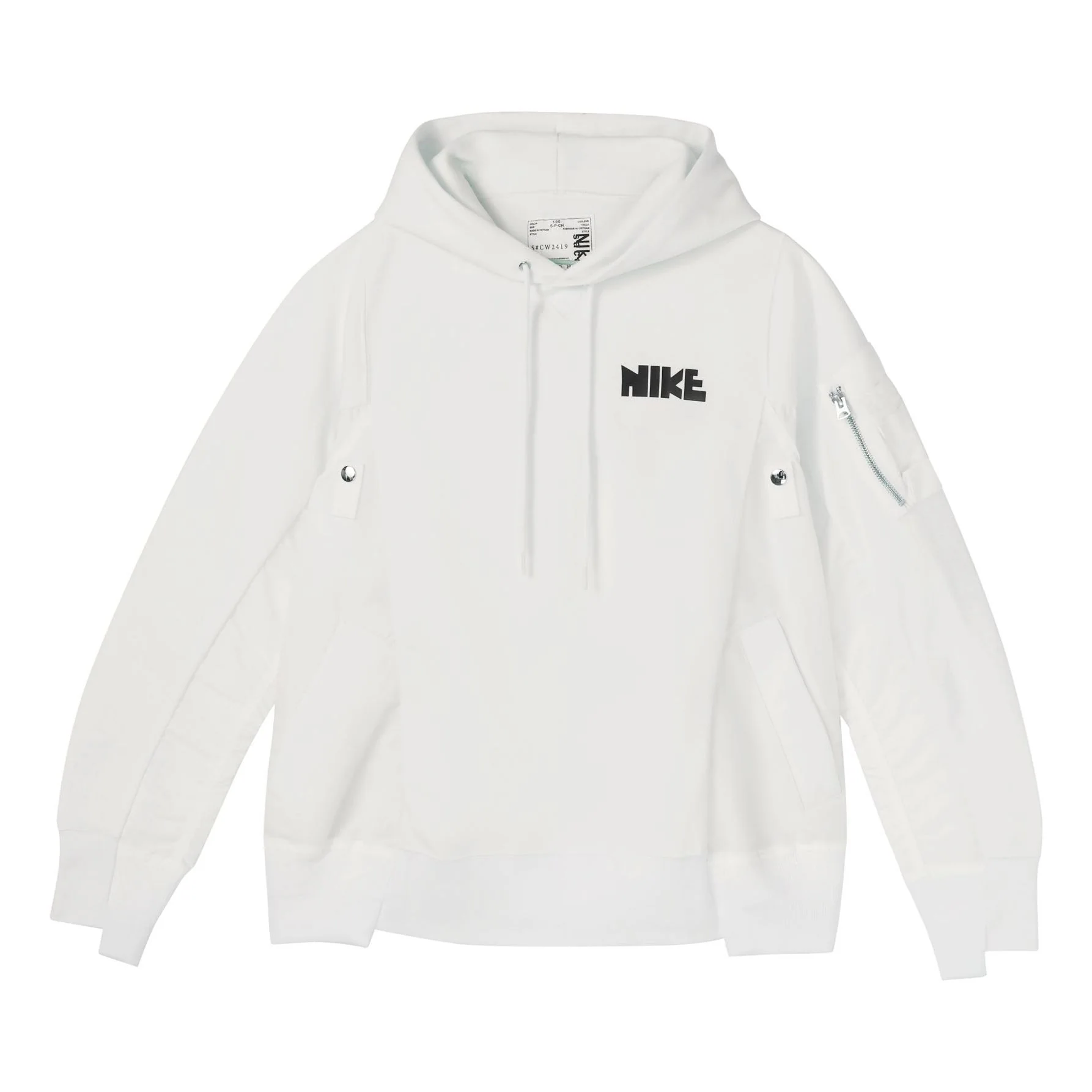 Nike x sacai Hoodie 'White' CW2419-100
