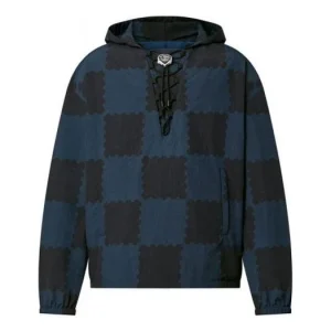 Men's LOUIS VUITTON x NIGO2 Crossover LV2 SS22 Grid Drawstring Navy Blue 1A9GVM