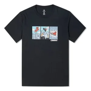 Converse Comic Chuck Tee Asia Sizing 'Black' 10022936-A02