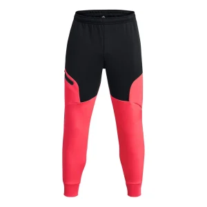 Under Armour Unstoppable Fleece Training Pants 'Black Red' 1379808-002