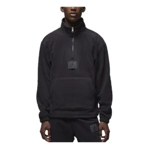 Air Jordan Winterized Fleece Half-Zip 'Black' FD7863-010
