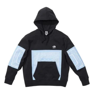 Supreme x The North Face Bandana Hooded Sweatshirt 'Black Teal' SUP-SS22-449