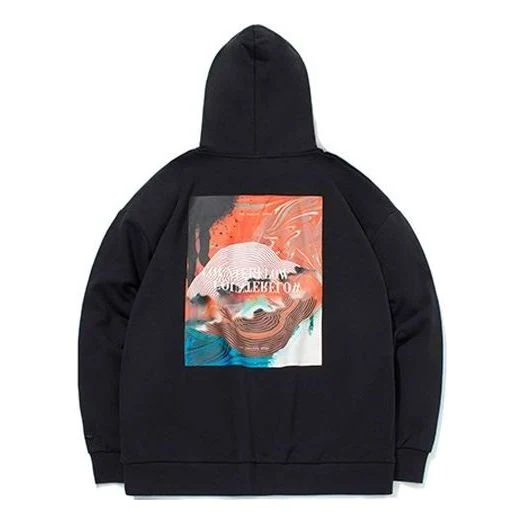 Li-Ning CF Series x Dunhuang Museum Crossover Pullover Hoodie 'Black' AWDQB67-1