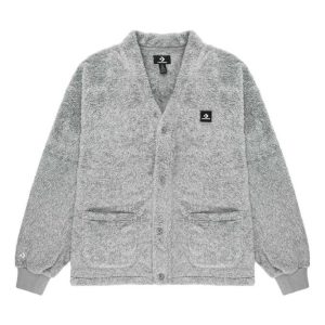 Converse Pile Fur Cardigan Asia Sizing 'Grey' 10024057-A04