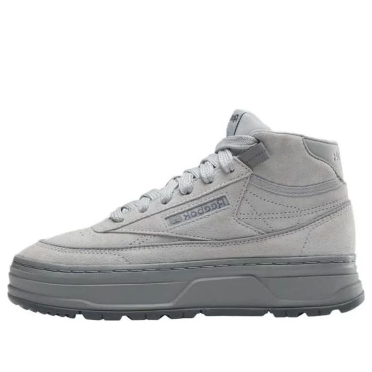 (WMNS) Reebok Club C Geo Mid 'Pure Grey' 100074482