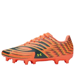 (GS) Under Armour Shadow Select 4 FG Jr. 'Electric Tangerine Arden Green High Vis Yellow' 6006236-824
