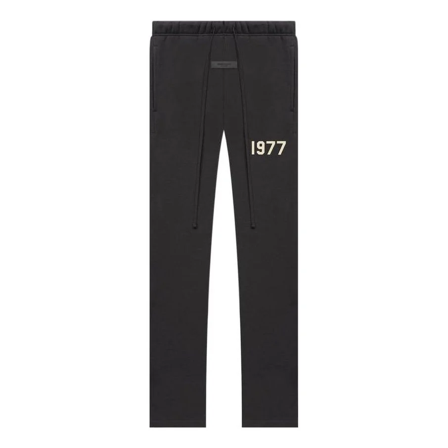 Fear of God Essentials SS22 1977 Logo Relaxed Sweatpants 'Iron' FOG-SS22-167