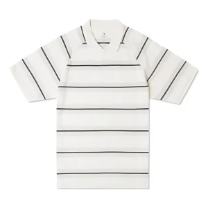 Converse Marquis Polo Shirt Asia Sizing 'Beige Black' 10026821-A02