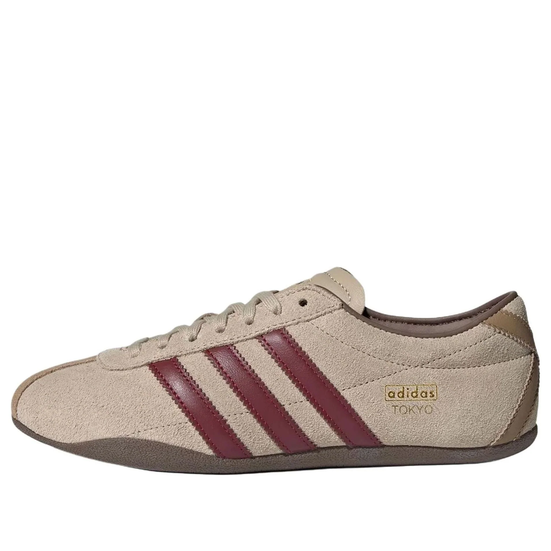 (WMNS) adidas Tokyo 'Stone Khaki Collegiate Burgundy' KJ0366