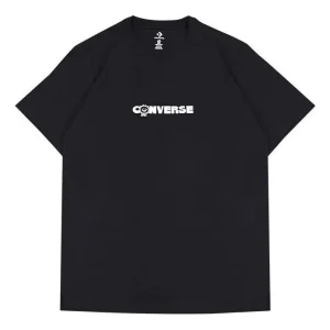 Converse Earth Moon Sun Short Sleeve T-shirt Asia Sizing 'Black' 10025277-A01