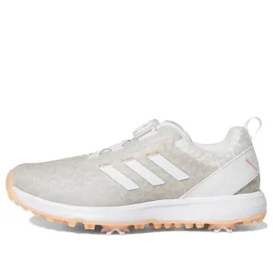 (WMNS) adidas S2G Boa Spiked Golf Shoes 'Cloud White Coral Fusion' GV9434
