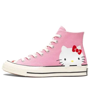 Converse Hello Kitty x Chuck 70 Canvas Hi Top 'Prism Pink' 162936C