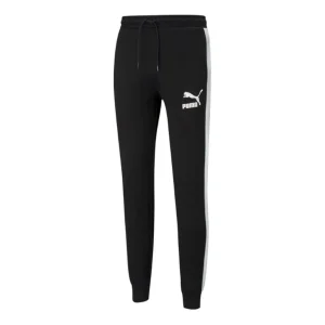 PUMA Iconic T7 New Summer Sports Pants Mens Black 531381-01