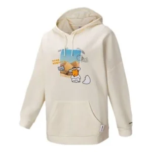 (WMNS) adidas Neo X Gudetama Hoodies 'White' GU0865