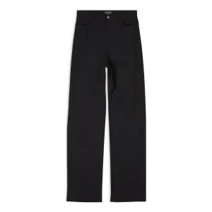 Balenciaga 5 Pocket Baggy Pants 'Black' 725471TNT111000