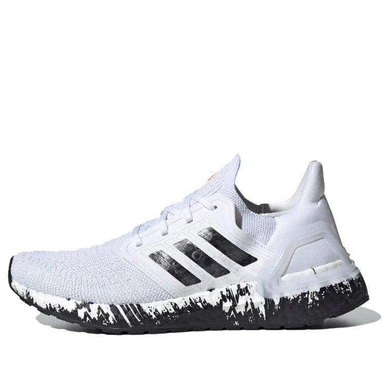 (WMNS) adidas Ultraboost 20 'Paint Splatter - White Black' EG1370